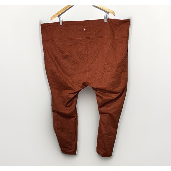 Old Navy Leggings Women’s 4X CozeCore High-Rise Rust Mohair Side Pockets NWOT - Picture 2 of 7